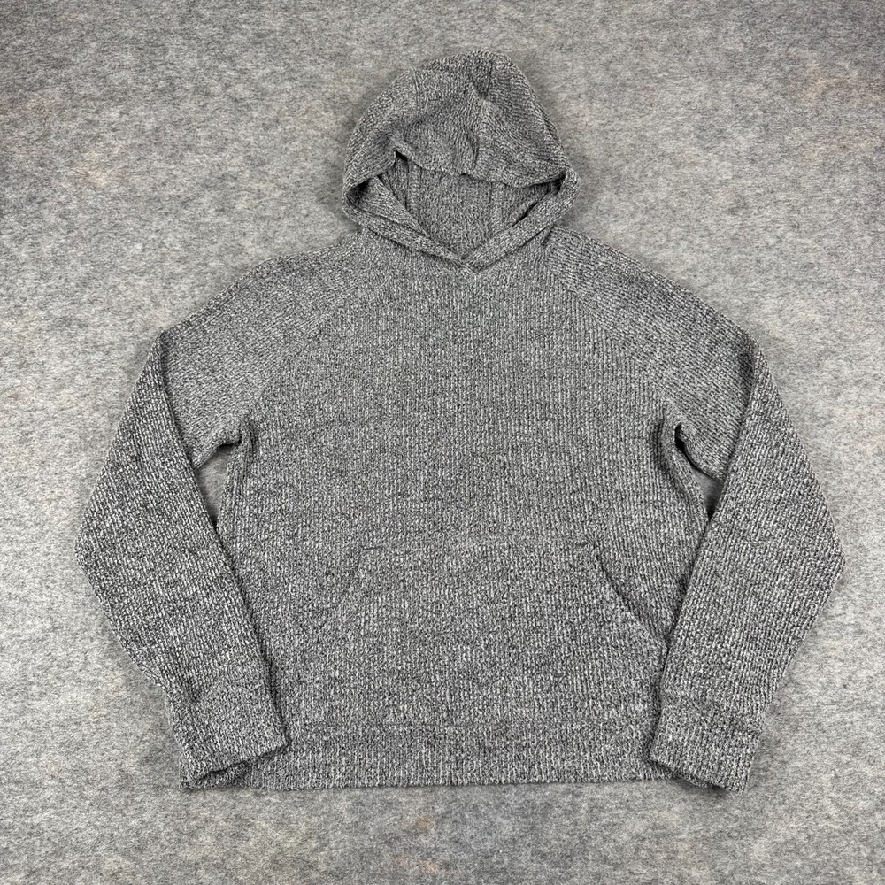 Athleta Girl Hooded Sweater Gray Girls Large L 12
